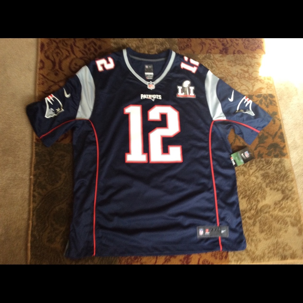New England Patriot Tom Brady Super Bowl 51 Jersey